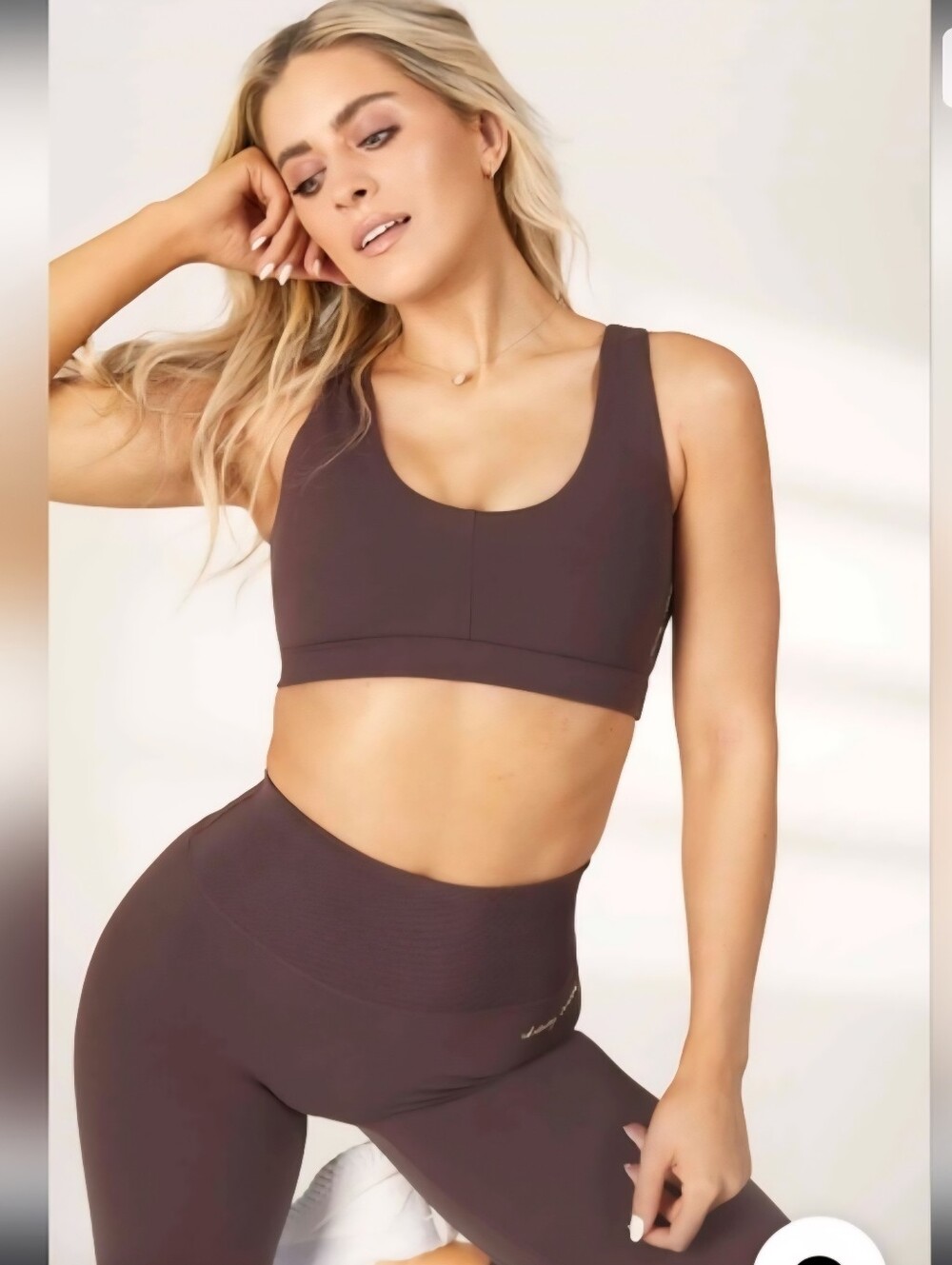 GYMSHARK X WHITNEY SIMMONS V2 Collection - Chocolate Leggings